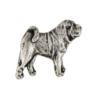 Shar Pei pin posrebrzony Art-Dog